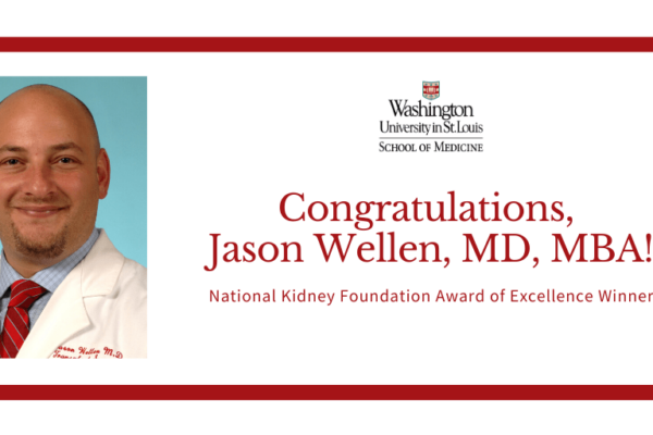 Jason Wellen Receives National Kidney Foundation Award