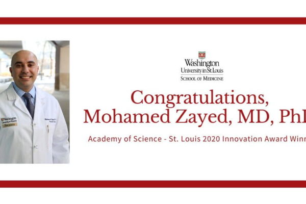 Mohamed A. Zayed Receives Academy of Science Innovation Award