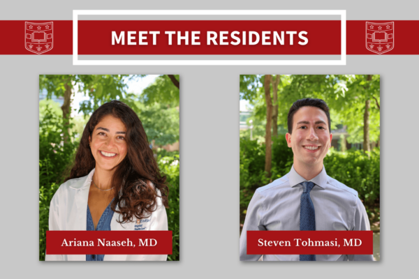 Meet the Residents: Ariana Naaseh and Steven Tohmasi, Partners in Surgery