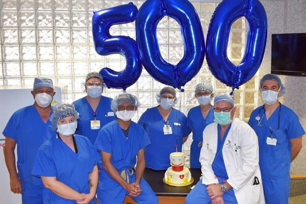 A Milestone to Remember: 500th Robotic Thoracic Surgery Occurs at Christian Hospital