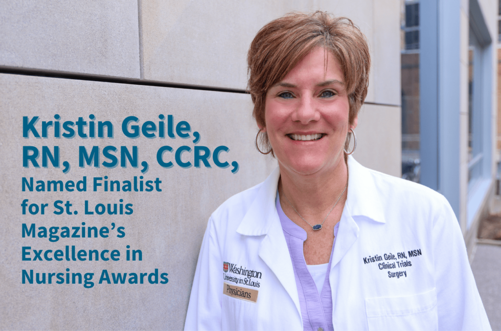 Kristen Geile, RN, MSN, CCRC.