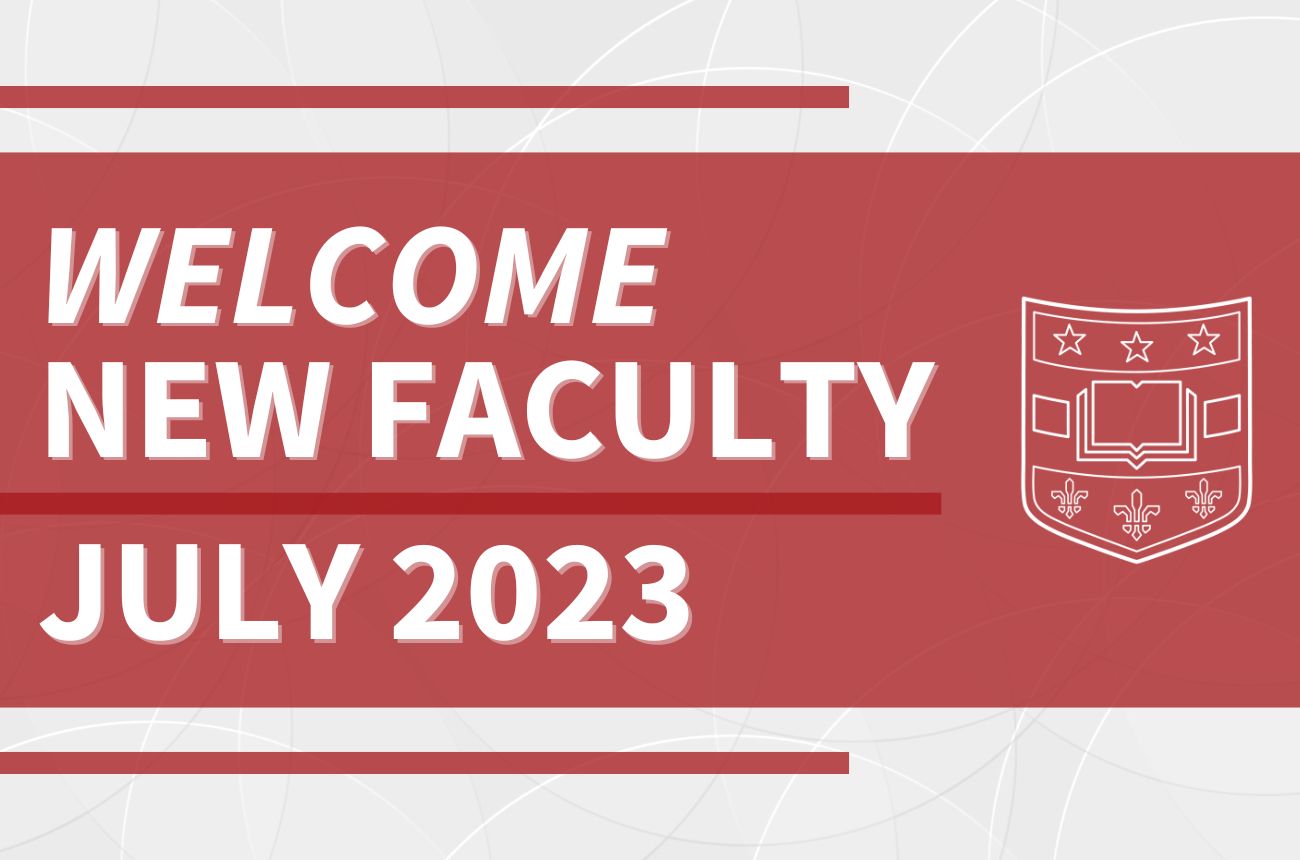Department of Surgery New Faculty: July 2023