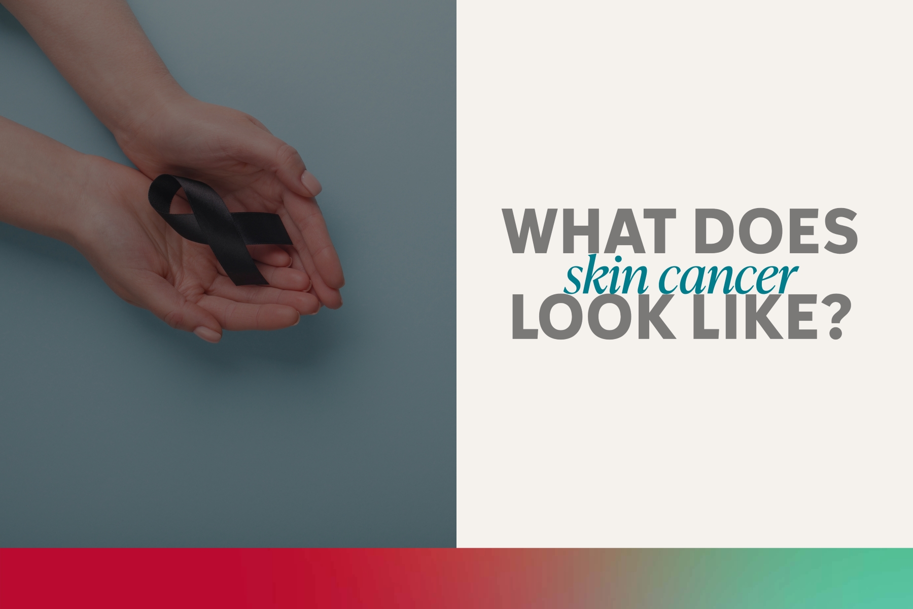 What does skin cancer look like?