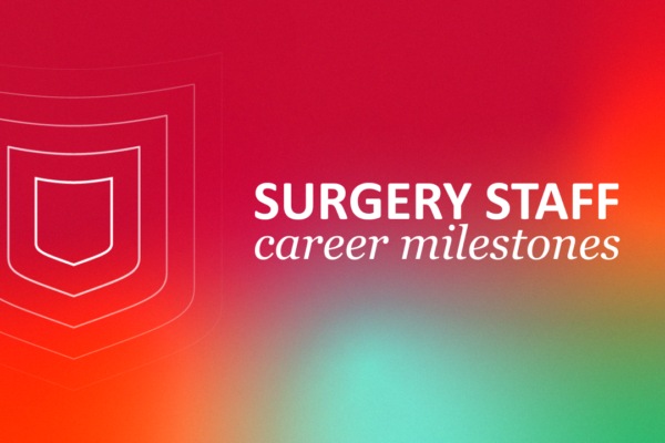 Surgery staff recognized for career milestones