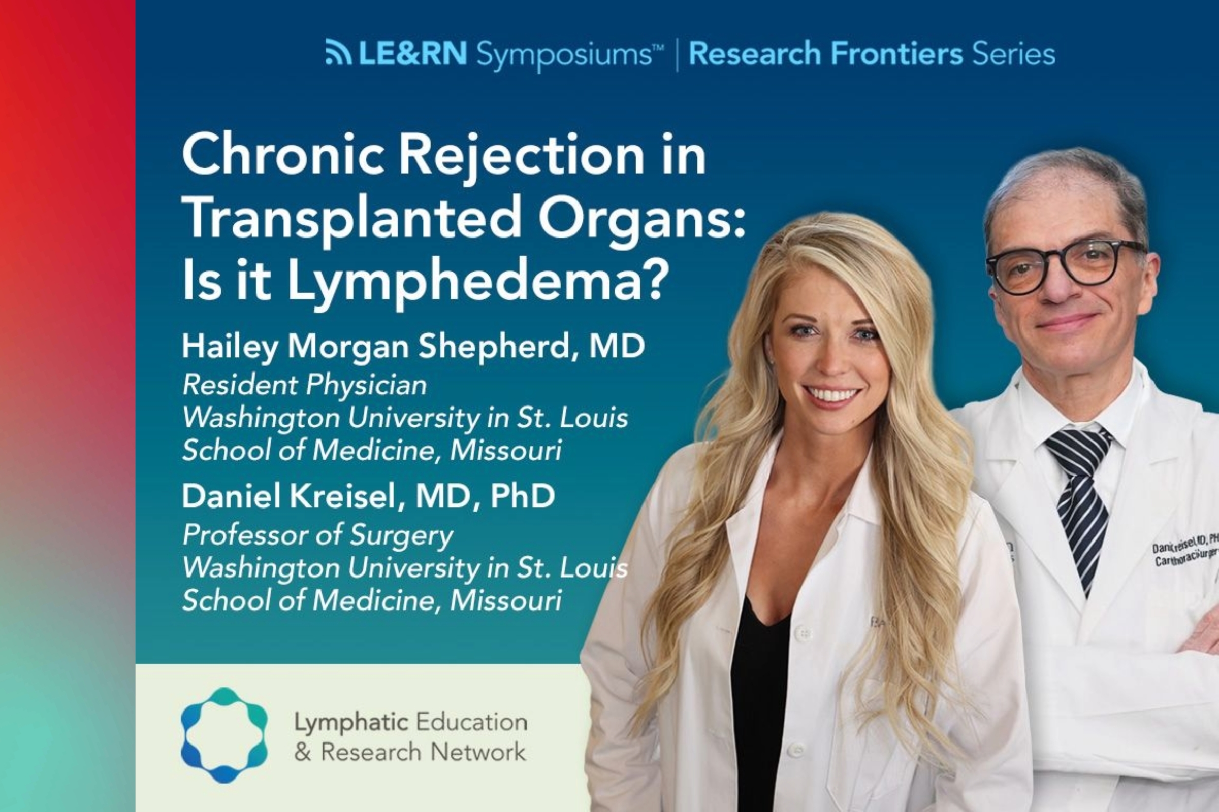Shepherd, Kreisel present research on lymphatic injury and lung transplant rejection
