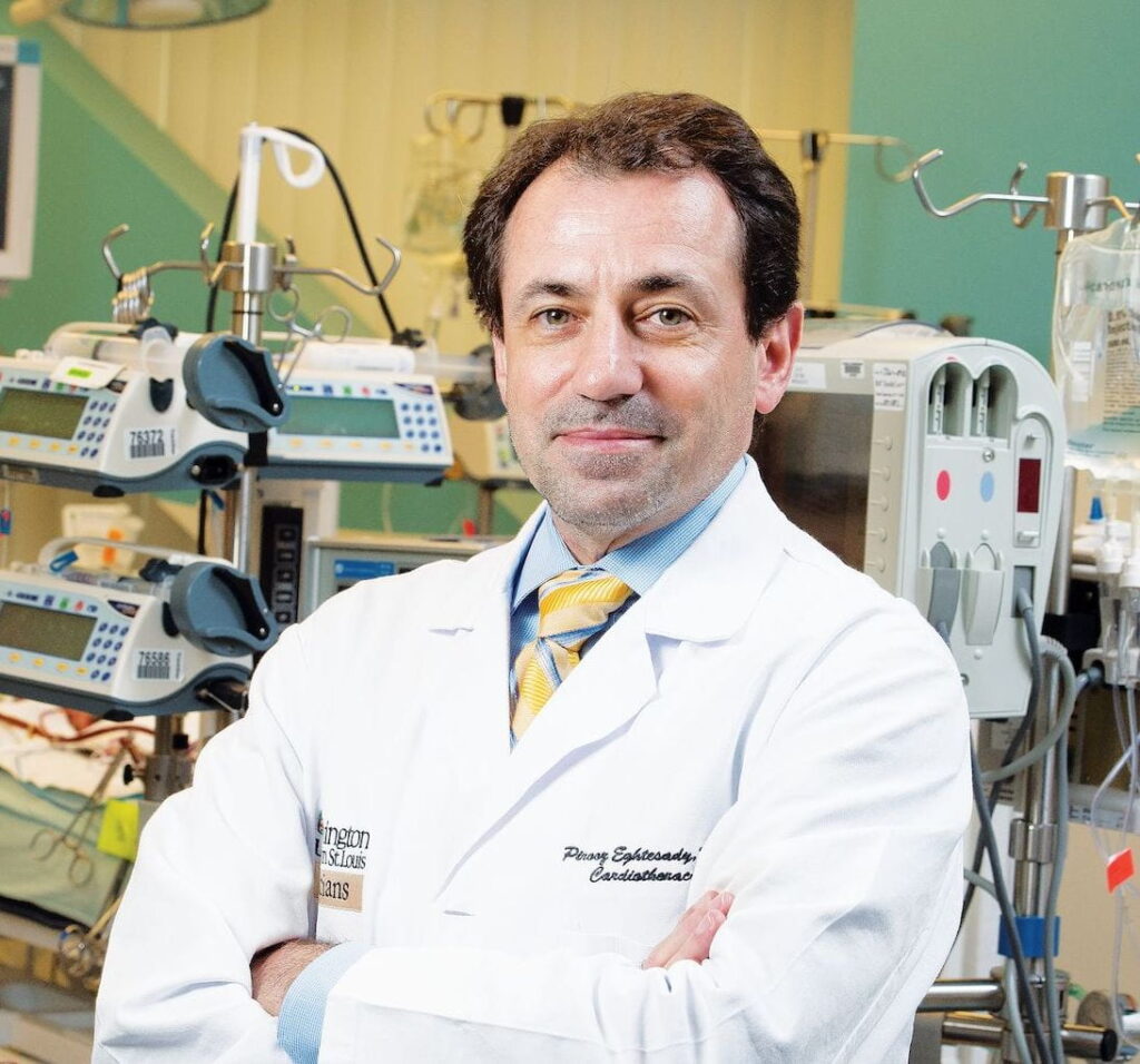 Pediatric cardiothoracic surgeon Pirooz Eghtesady