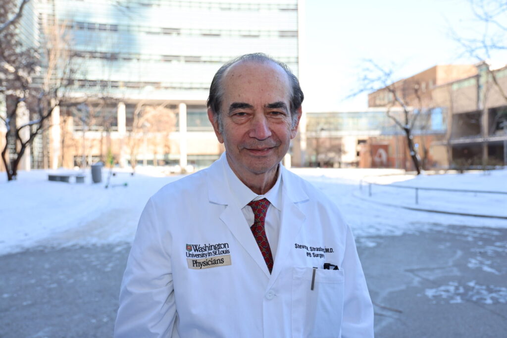 Doctor Strasberg at the medical campus