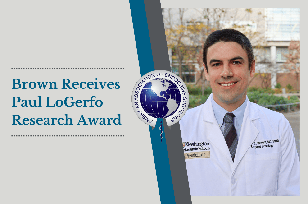 Brown Receives Paul LoGerfo Research Award