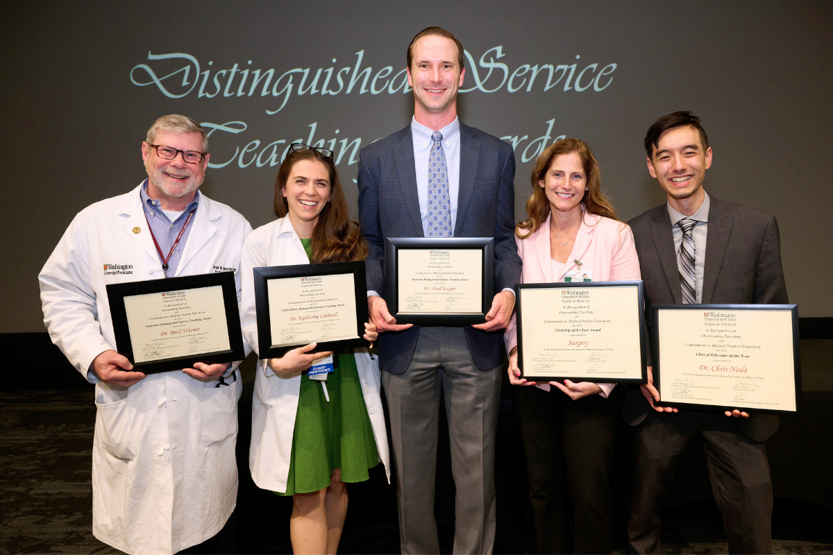 Surgery Recognized at 2024 Distinguished Service Teaching Awards